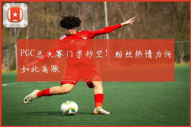 PGC总决赛门票秒空!粉丝热情为何如此高涨